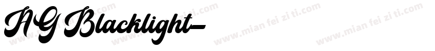 AG Blacklight字体转换